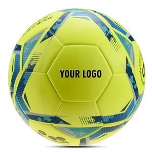 Ballons de football de qualité supérieure en PU léger, cousus à la machine, service OEM ODM, nouvelle arrivée, prix bas - Logo couleur unie - Product Image 2