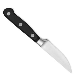 Couteaux à éplucher de cuisine Sharp, en acier inoxydable, couteaux professionnels avec manche ergonomique noir pour trancher et éplucher les fruits et légumes - Product Image 6