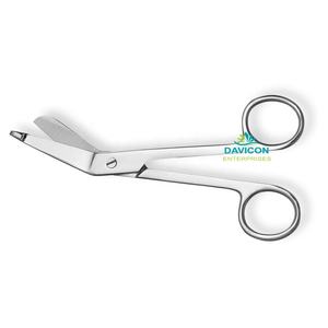 Lister 5,1/2IN Tijera Sonda en ángulo Vendaje Manual Instrumentos quirúrgicos Acero inoxidable Base de alta calidad para cirugía - Product Image 4