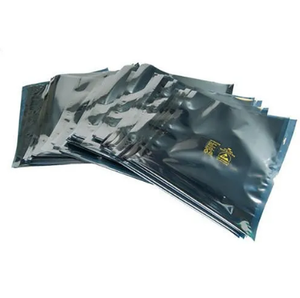 PET/AL/CPP 70x180mm <b>Microwaveable</b> Vacuum Bag Biodegradable Zipper Top ESD Protection Electronic Components Packaging - Product Image 3