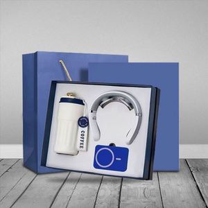 Wholesale Office <b>Gift</b> Coffee Cup Luxury Neck Massager Umbrella Men Set With Box - Product Image 1
