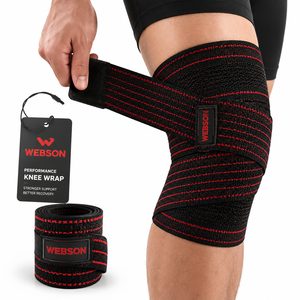 Soporte de Rodilla Webson, Ajustable, Compresión Transpirable, Protección Profesional para Levantamiento de Pesas, Entrenamiento, Fitness, Unisex - Product Image 4