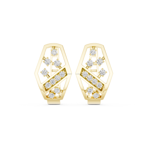 Bigbest Jewels 10K Matte Black Rhodium Plated Spike Hoop <b>Earrings</b> - Product Image 4