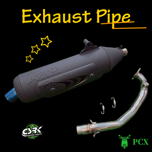ท่อไอเสียสแตนเลสสำหรับรถจักรยานยนต์ PCX Kao กำหนดเอง - Product Image 1