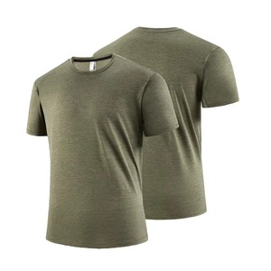 Camisetas deportivas de gimnasio para correr, cuello redondo, transpirables, de secado rápido, ajustadas, de compresión, para hombre. - Product Image 2