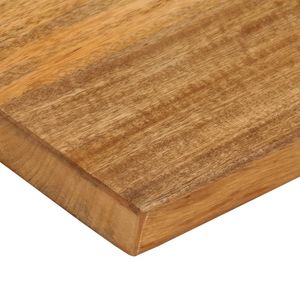 Table de salle à manger élégante en bois de manguier massif avec plateau en chêne durable extra long - Product Image 6