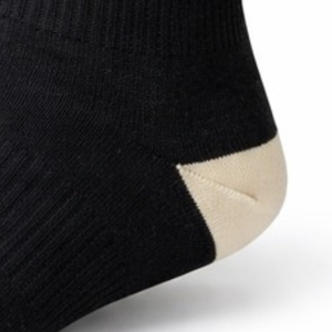 Custom Black Pink Green Women's Crew <b>Socks</b> with AKA Lettering Knit Design Ribbed Cuffs Contrast <b>Toe</b> Casual Sports <b>Socks</b> - Product Image 2