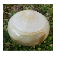 Pot à sucre en onyx de haute qualité avec design écologique, couleur et logo personnalisables, utilisation en cuisine, prix de gros