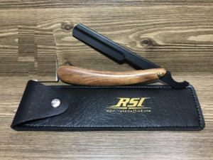 Barber Straight <b>Razors</b> Turkish Style Stainless Steel Plastic Handle Folding Shaving <b>Razors</b> With Private Label wood handle - Product Image 3