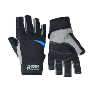 Gants de navigation à demi-doigts avec matériau de qualité supérieure, toucher doux, paume renforcée pour la navigation et les activités aquatiques - Product Image 1