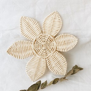 Low price rattan wall art piece natural wall-hanging charm kids birthday party decoration set - Product Image 3