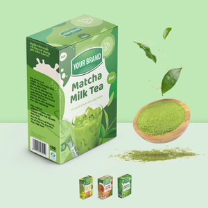 Muestras Gratis de Polvo para Bebidas Instantáneas, Té de Frutas Instantáneo, Paquete Variado, Cajas Personalizadas con Logotipo, Sabor Plátano, Polvo de Plátano - Product Image 5