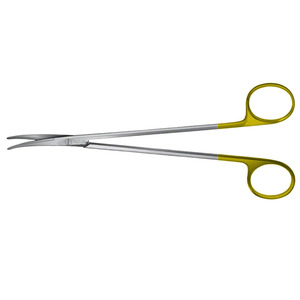 Ciseaux chirurgicaux TC Metzenbaum à bout arrondi, droits, 14 cm, pour chirurgie dentaire et vétérinaire, en acier inoxydable, réutilisables, instruments orthopédiques - Product Image 1