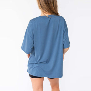 Camisetas de Mujer Hechas en Pakistán, Más Vendidas, de Alta Calidad, con Logotipo Personalizado, Casuales, de Verano, 100% Algodón, de Secado Rápido, Transpirables, de Manga Corta - Product Image 2