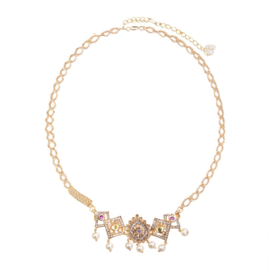For Mango Small Pearl Choker Necklace Set-Classic Geometric Fine Jewelry - Product Image 1