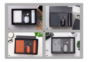 Business Office <b>Gift</b> Set PU Leather Journal Premium Pen Water Bottle Folding Umbrella Customized Logo <b>Gift</b> <b>Box</b> Personalized - Product Image 5