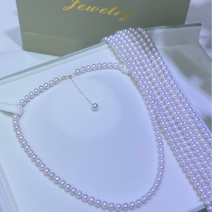 Collar de Perlas de Agua Dulce Naturales de Alto Brillo 5-6, Cierre de Plata Babys925, Diseño Versátil de Lujo para Clavícula - Product Image 3