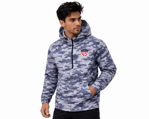 <b>Men's</b> <b>Camo</b> Waterproof Hooded Pullover <b>Jacket</b> Custom Logo Windproof Outdoor Rain <b>Jacket</b> - Product Image 4
