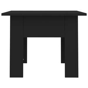 Mesa de centro mediana de madera de ingeniería negra sencilla - Product Image 5