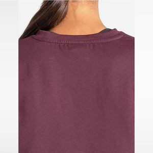 Top Deportivo Corto de Verano 100% Algodón Elástico para Mujer, Ropa de Gimnasio de Secado Rápido, Corte Ajustado, Cuello en V - Product Image 4