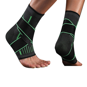 Manufacturer Custom Adjustable Elbow Ankle Pads/Ankle Brace <b>Compression</b> Sleeve Pair Ankle Support /power Ankle Support - Product Image 3