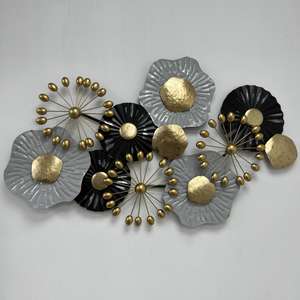 Nuevo Arte de Pared Metálico Hecho a Mano, Decoración Metálica Moderna y de Lujo para Sala de Estar y Oficinas - Product Image 1