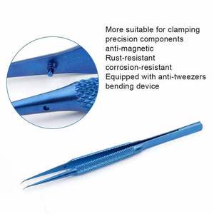 Pince à greffe capillaire en titane de haute qualité pour chirurgie de transplantation capillaire, instrument chirurgical pour implantation de cheveux par Grip Surgical - Product Image 3