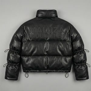 Chaqueta Acolchada con Capucha para Hombre, Estilo Plumón, Ligera, Cálida para Invierno, Impermeable, Resistente al Viento, para Exteriores, OEM Personalizado - Product Image 3