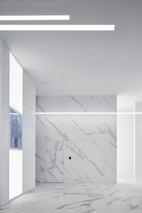 Encimera de Cocina Moderna y Lujosa de Mármol Blanco, 1620x3240mm, Piedra Sinterizada Italiana de 12mm, Bianco Statuario Venato, Personalizada - Product Image 3