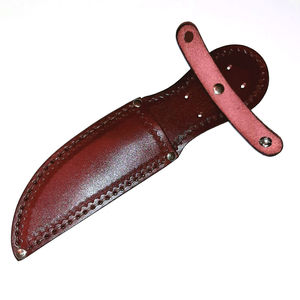 Funda de cuero para cuchillo, funda para cuchillo de hoja fija, funda de cuero hecha a mano, funda para cuchillo para acampar al aire libre, funda para cuchillo para llevar en el cinturón. - Product Image 3