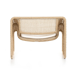 Conjunto de Sofás de Ratán Contemporáneo para Exteriores con Cojines Grises y Diseño Impermeable para Jardín, Estructura de Aluminio - Milán - Product Image 3
