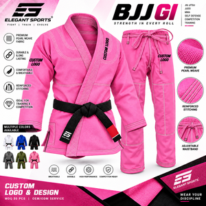 Kimono de Jiu-Jitsu brésilien 100% coton pour entraînement, avec logo personnalisé du fabricant, vêtements d'arts martiaux, tatami, Shoyoroll, Kingz Gi. - Product Image 3