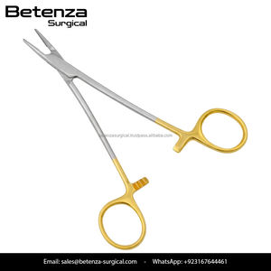 Portaagujas de acero inoxidable Crile TC de 6 pulgadas (15 cm) para sutura 4-0-6-0, delicado, venta al por mayor - Product Image 2