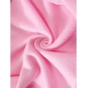 Sudadera con Capucha Rosa Unisex, Cierre de Cremallera, Corte Regular, Estilo Oversize, Color Sólido, Informal, para Otoño, 100% Algodón, Felpa Francesa - Product Image 6