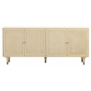 Modern Handmade Four Door <b>Sideboard</b> Cabinet Crafted from Premium Solid Wood with Spacious Storage Design for Bedroom <b>Kitchen</b> - Product Image 4