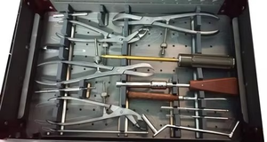 Juego de Instrumentos para Fragmentos Grandes, Acero Inoxidable Premium, Kit Quirúrgico Reutilizable para Cirugía Ortopédica con Placas y Tornillos Óseos - Product Image 4