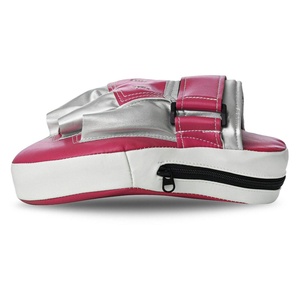 Mitaines de frappe incurvées professionnelles en cuir de vachette durable, sur mesure, pour la boxe et le Muay Thai AS-FP-28 - Product Image 4