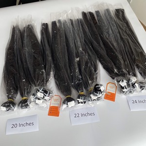 Extensiones de Cabello Humano Remy Natural Liso de 20-24'' con Doble Trama, Listas para Enviar, Cutícula Alineada - Product Image 4