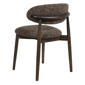 Modern Upholstered Dining <b>Chair</b> with Solid Wood Frame|<b>Comfortable</b> Fabric Seat for Home&Restaurant - Product Image 4