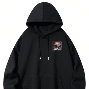 Sudadera con Capucha de Algodón para Hombre, Diseño Gráfico, Cómoda y Elegante, Manga Larga, Personalizable al por Mayor, Ropa Casual Urbana - Product Image 5