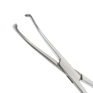Pinzas de agarre Colvers Coakley para amígdalas, 7 1/2 pulgadas, rectas, de anillo abierto, de acero inoxidable, instrumento quirúrgico ORL - Product Image 4