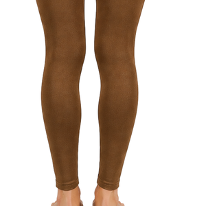 Pantalon d'équitation pour femme marron camel, taille haute, extensible, avec grip intégral, pour entraînement et compétition - Product Image 4