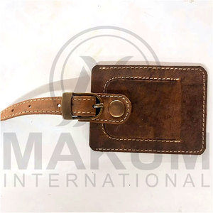 Étiquettes de bagages de voyage très vendues, étiquettes de valise, étiquettes de bagages en cuir personnalisées en gros - Product Image 6