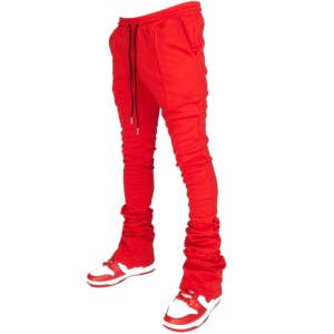 Pantalones de chándal apilados para hombre, novedad en ropa de calle personalizada y éxito de ventas - Product Image 2