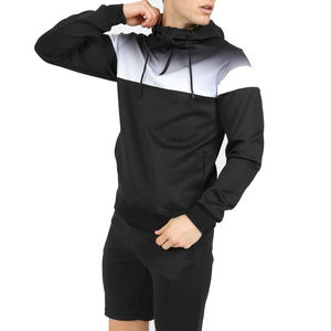 Conjunto de Sudadera con Capucha y Pantalones Cortos Personalizados para Hombre, de Alta Calidad, 100% Algodón Orgánico, Transpirable, para Verano - Product Image 1