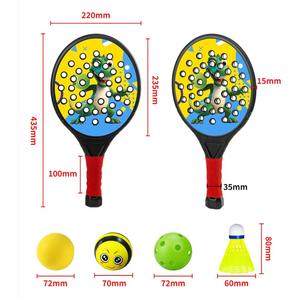 Raquettes de pickleball légères fabriquées directement par le fabricant, design de logo personnalisé, raquette de tennis en nylon en forme de diamant - Product Image 4