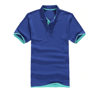 Polo Rojo de Manga Corta para Hombre, Corte Regular, Color Sólido, Estilo Casual, Ribete en Contraste, Tejido de Punto, Polo Casual de Alta Calidad para Hombre - Product Image 4