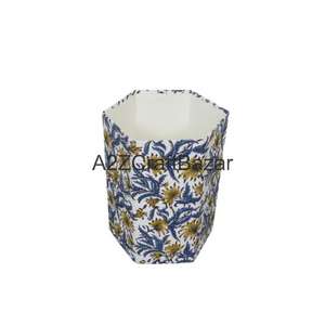 Papel de Algodón Reciclado Hecho a Mano al por Mayor, Plegable, con Parte Superior Abierta, Hexagonal, Elegante, Impreso, para Uso en Interiores/Exteriores, Hospital, Oficina - Product Image 3