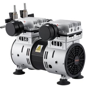 Aeratore per laghi da 3 acri con compressore d'aria da 1 HP, 4 diffusori, 6.7 CFM, tubi ponderati da 100 piedi, per acquacoltura - Product Image 1