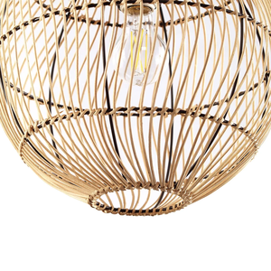 Export Standard Bamboo Rattan Ceiling Lamp Handcrafted Pendant <b>Light</b> for Commercial Projects - Product Image 2